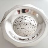 Antique butter dish Coquillor-glace in silver-plated metal