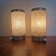 Pair of Midcentury Table Lamps Rockets AKA, Germany, 1970s