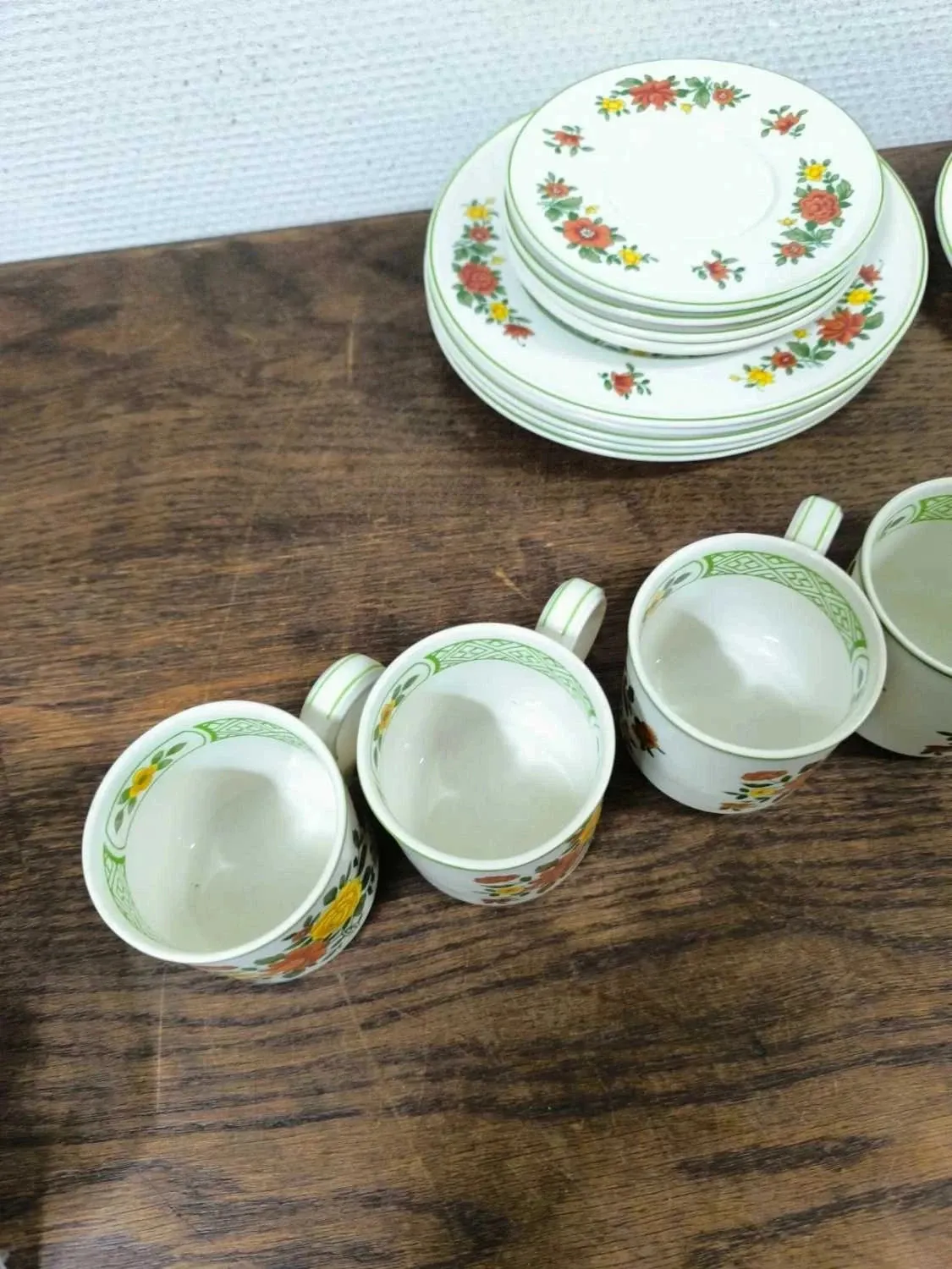 Set of 6 cups + saucers + dessert plates Villeroy and Boch Summer