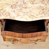 Chest of drawers marquetry Louis XVI style signed Marquant