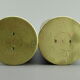 Pair of shell casings forming repulsed copper vases