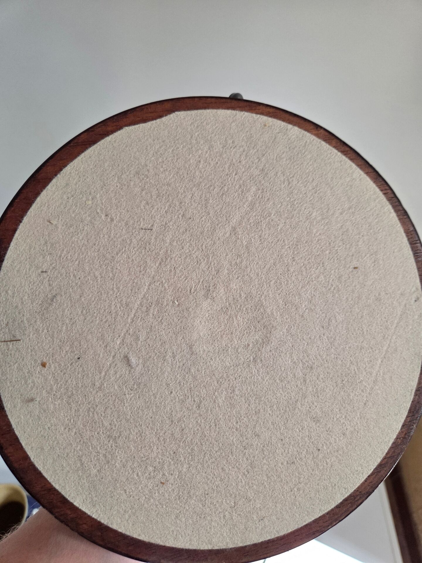 Large turned wooden lamp base, 1960
