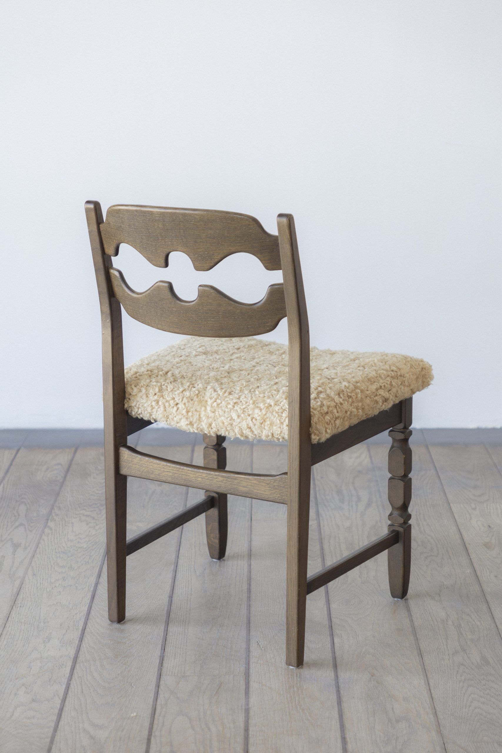 Henning Kjærnulf, Razor blade, dining chair (set of eight)