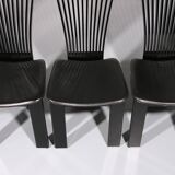 Chaises de salle à manger postmodernes de Pietro Costantini, Italie, années 1980,