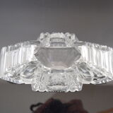 Vintage Cut Crystal Glass Vase, Glasswork Novy Bor, 1950's.