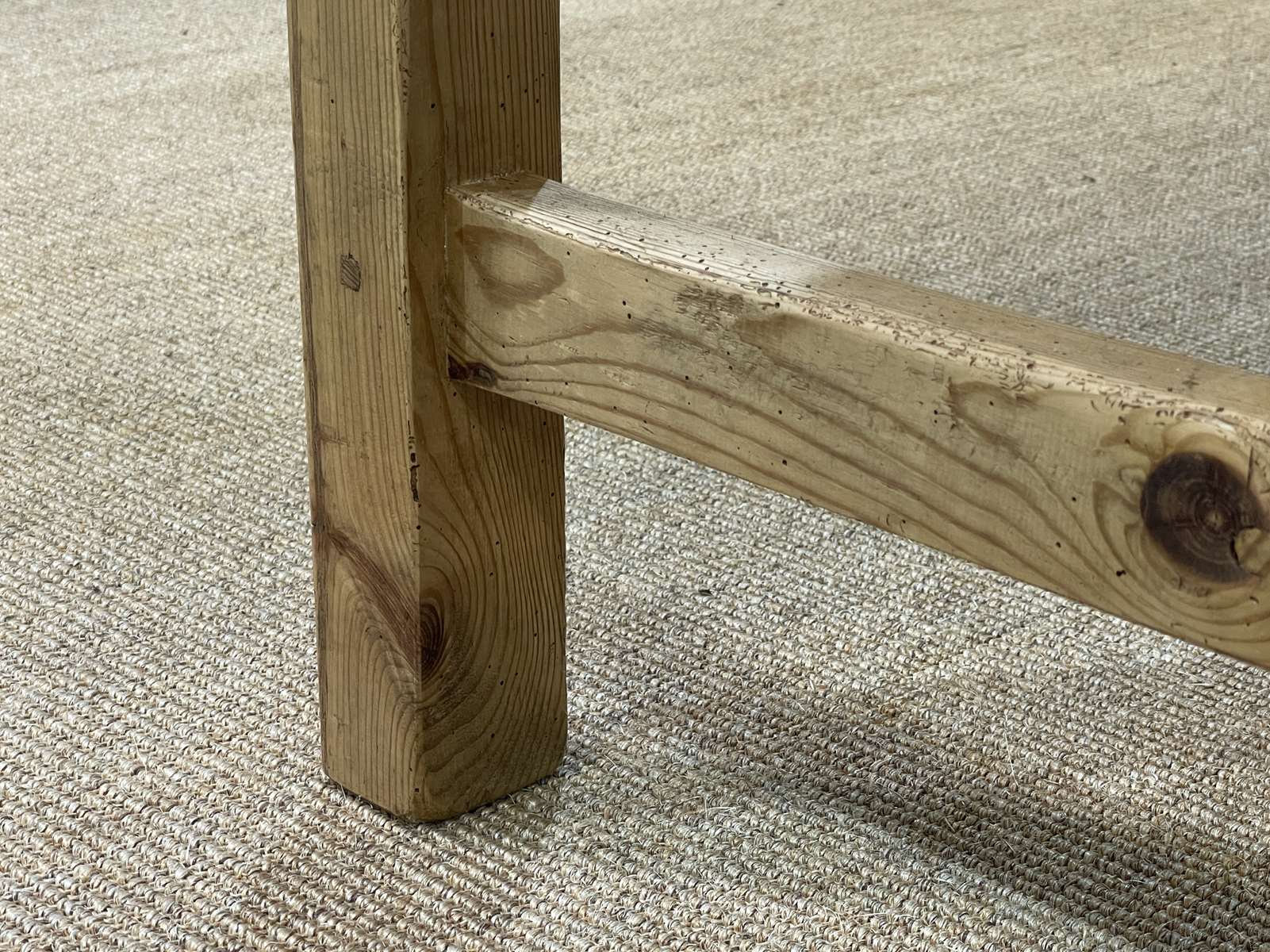 Early XXth fir farmhouse table