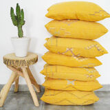 Oreiller en soie cactus marocain