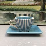 4 vintage ceramic coffee mugs edited by lbvyr circa