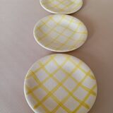 3 Salins dessert plates