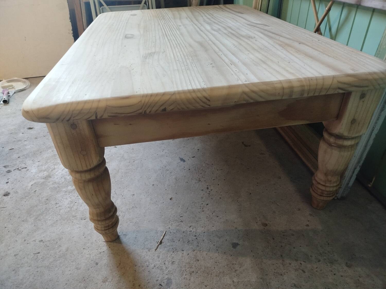 Solid pine coffee table