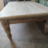 Solid pine coffee table