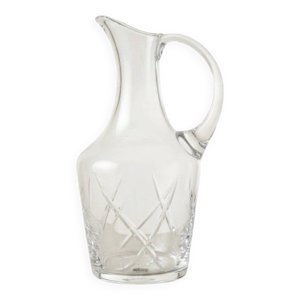 carafe en verre ciselé