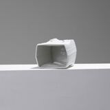 Vase en porcelaine texturée, 1980s