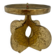 Brutalist bronze candleholder, 1970s