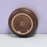 Brown & beige West Germany flower pot