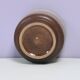 Brown & beige West Germany flower pot