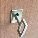 Shelf cabinet, linen, bookcase, 60s