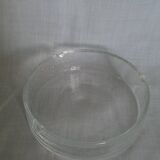 Cendrier ou vide-poche en verre bullé artisanal