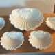 Service forme coquillage 5 pièces