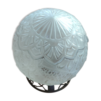Art Deco suspension globe/fish decor