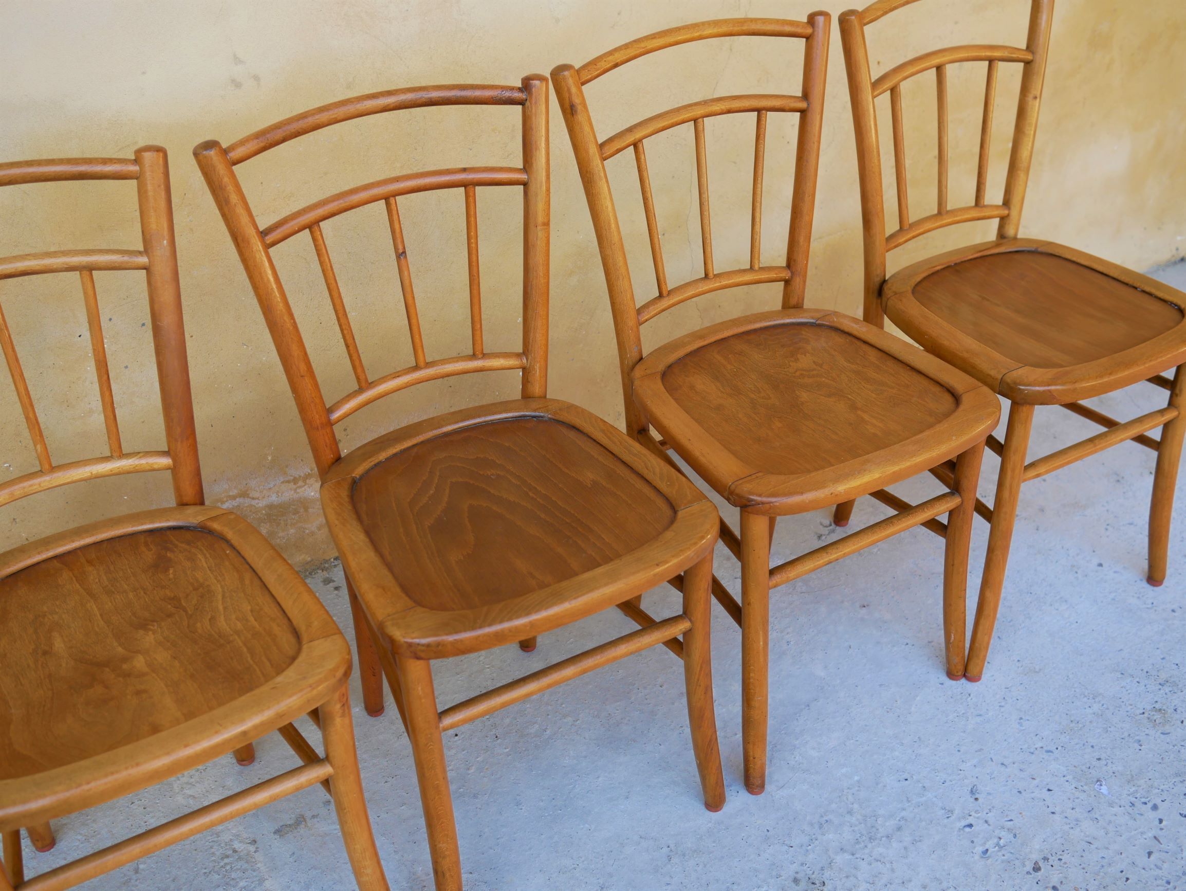 Set of 4 chairs with Luterma Bistro