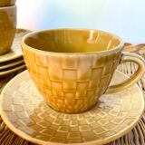 Glazed stoneware cups