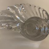 Empty crystal pocket in the shape of a shell