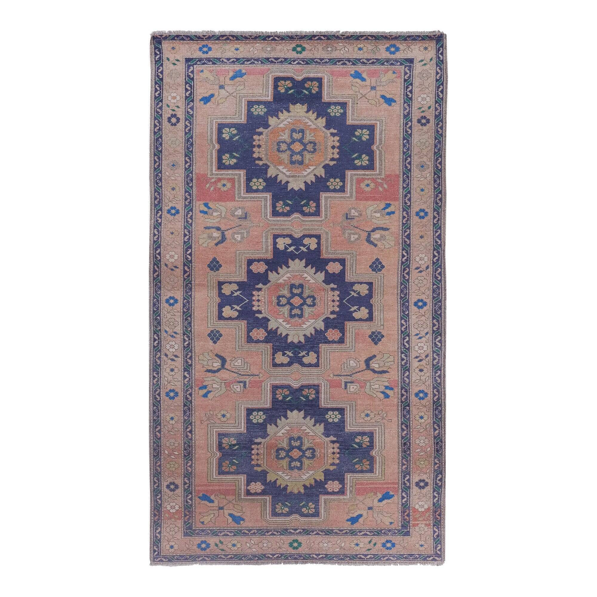 Tapis turc vintage fait main