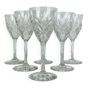 6 verres à pied modèle - saint louis