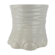 Grand Cache-pot-white vintage, Chaumette Italy, ceramics