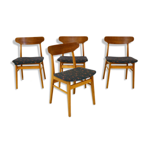 set de 4 chaises en teck