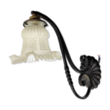 Interior wrought iron wall lamp early 20th centuries