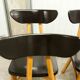 Set of 6 restored Luterma "banana" chairs