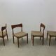 4xDanish Teak Dining Chairs by Bernard Petersen 1960s