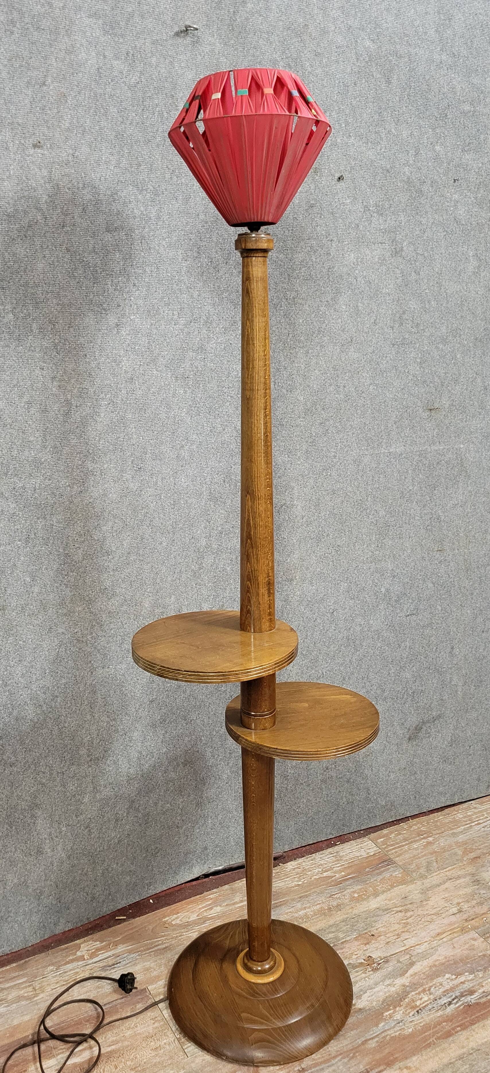 Art Deco style servant floor lamp, 1940-1950 period