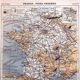 Map of France of the railways of 1929