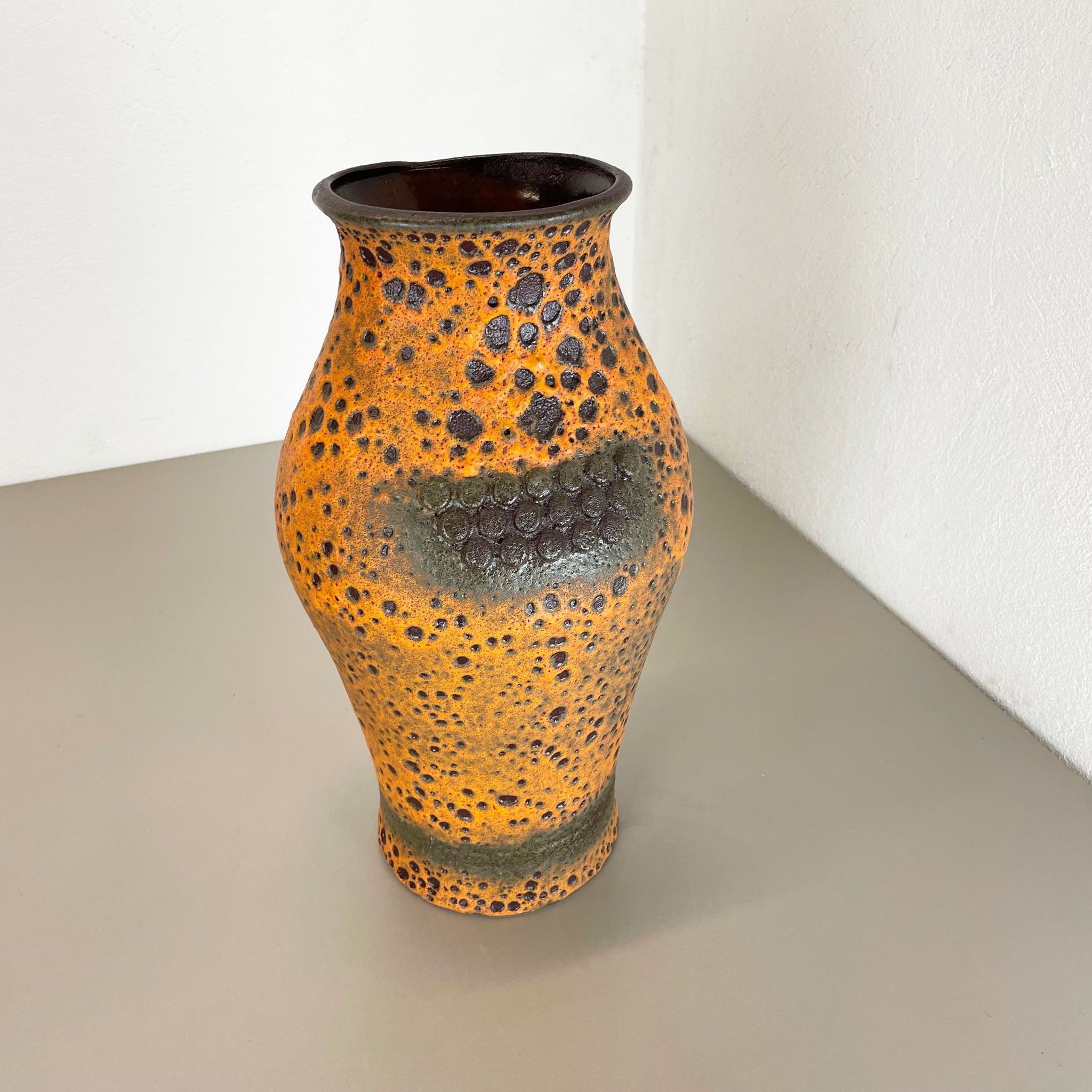Fat Lava Ceramic Vase "Robot" by Heinz Siery Carstens Tönnieshof, Germany, 1960s