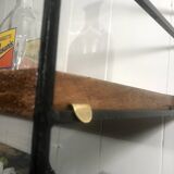 Wooden and metal String shelf