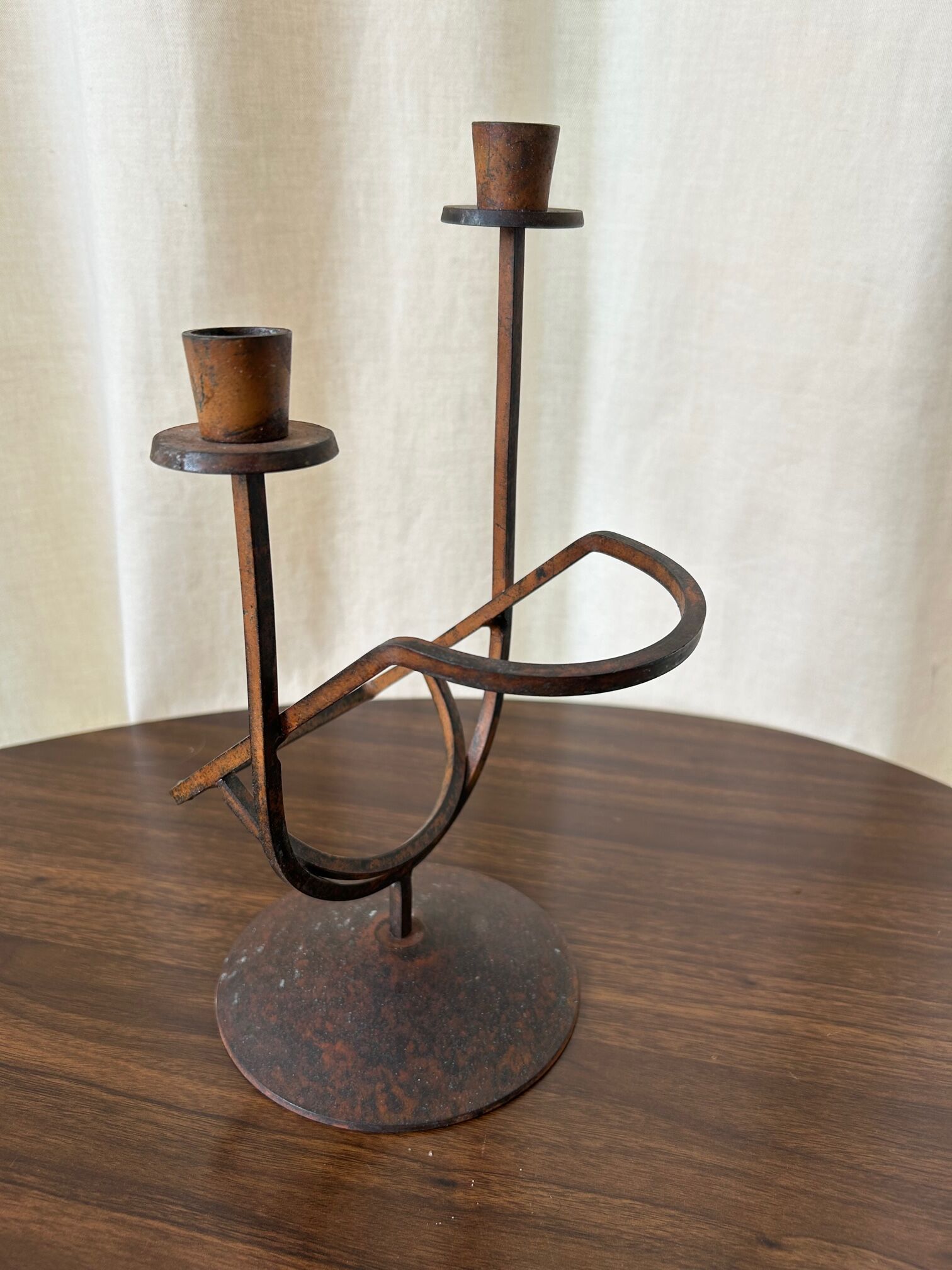 Brutalist candle holder