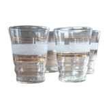 White granite glasses