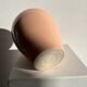 Light pink glazed ceramic vase H:22cm