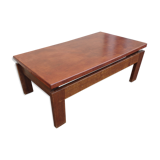 Vintage leather coffee table