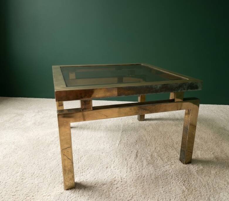 Pair of side tables / end tables Belgo Chrom