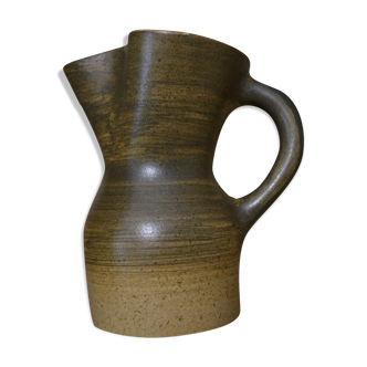 Wood pattern sandstone pitcher