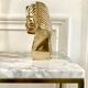 Brass paperweight bookend
