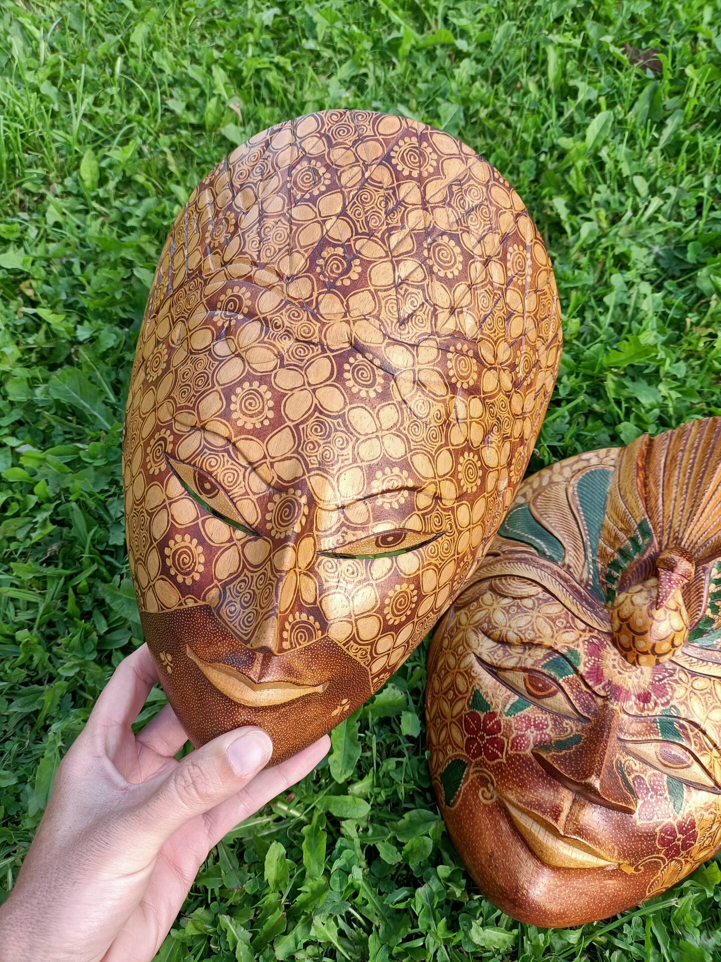 Masques ethniques rétro