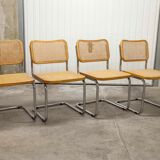 4 Breuer B32 chairs made in italy