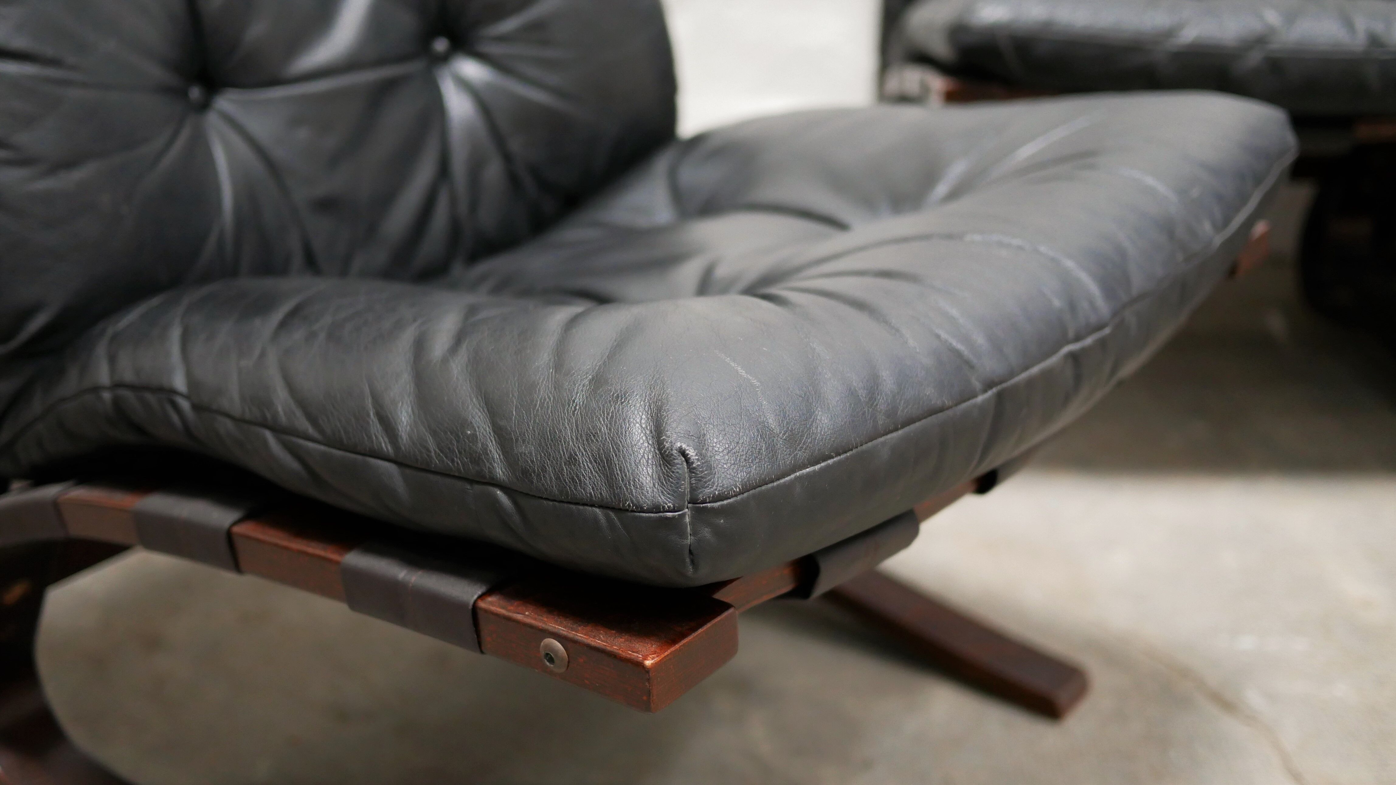 Scandinavian armchair by E. and N. Solheim for Rybo Rykken editions