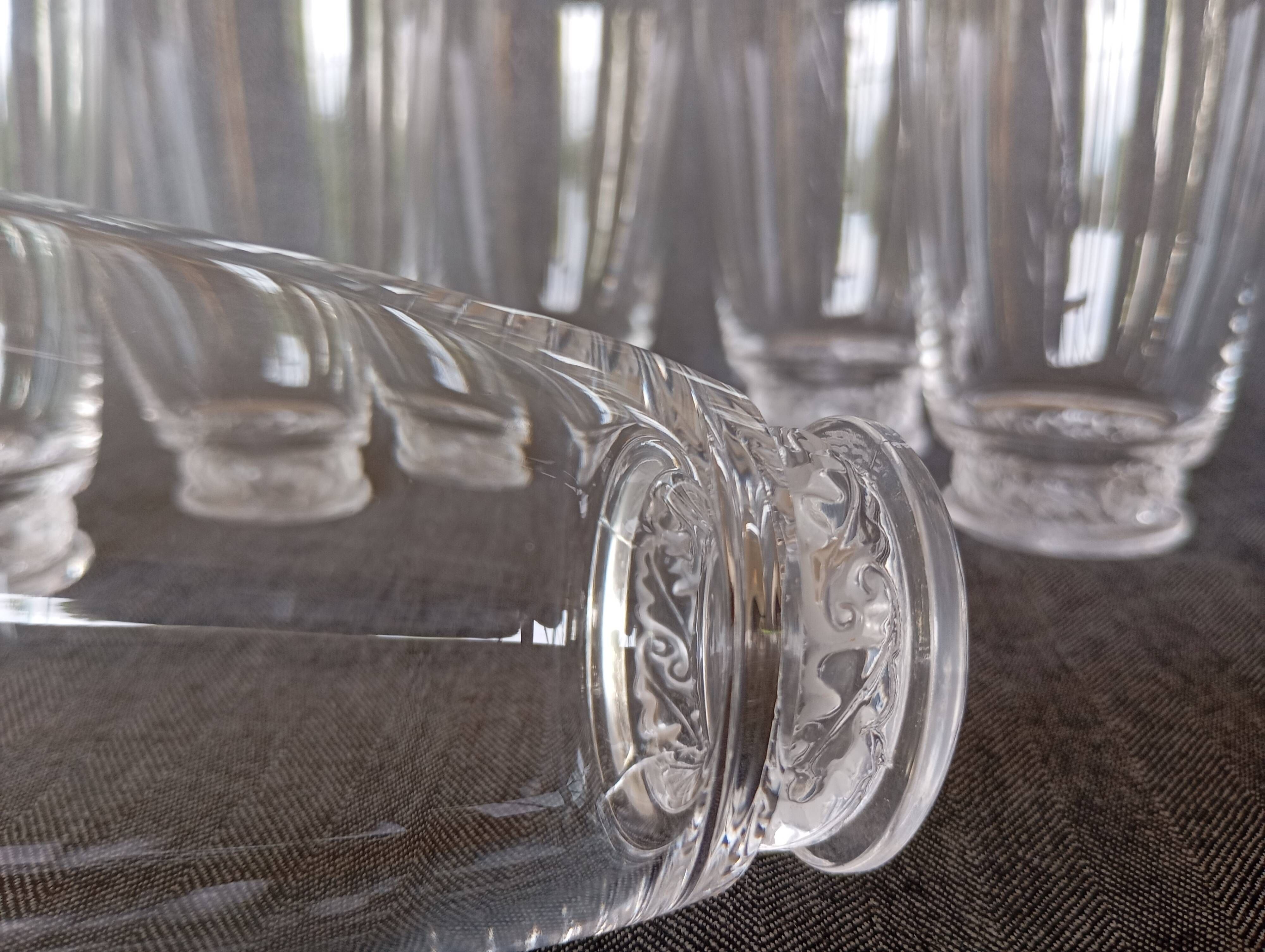 Port glasses 'Saint-Hubert' Lalique