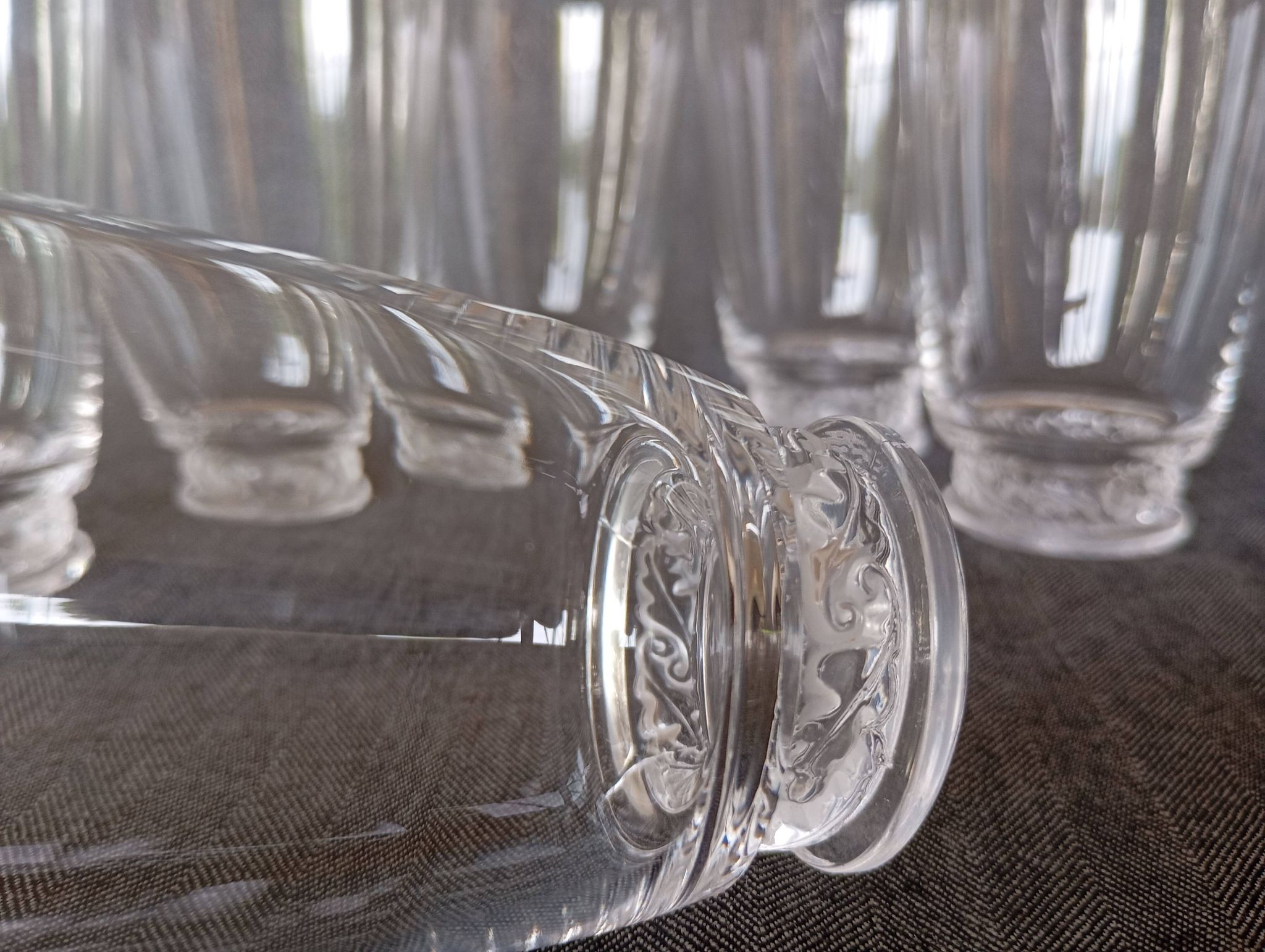 Port glasses 'Saint-Hubert' Lalique